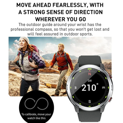 Outdoor GPS Sport Watch 1.32inch HD Round Screen Multi Sport Mode Smartwatch