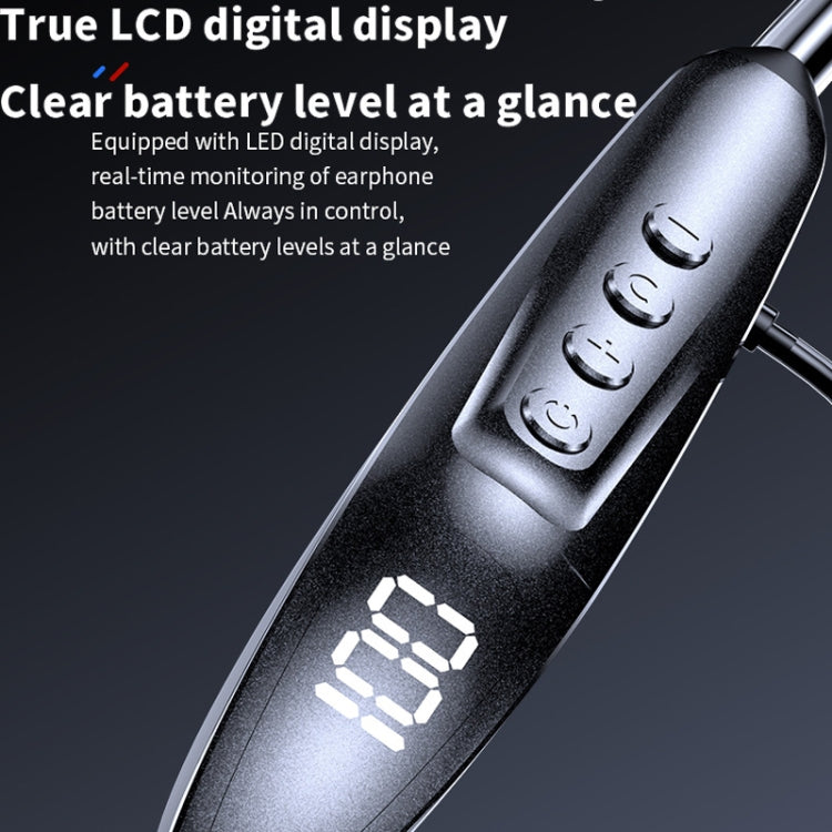 M518P Running Sports Long Standby Semi-In-Ear Neck-Hanging Digital Bluetooth Earphone