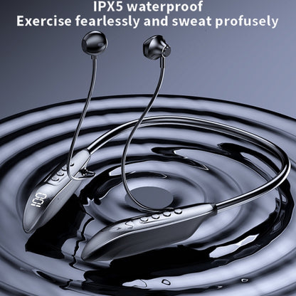 M518P Running Sports Long Standby Semi-In-Ear Neck-Hanging Digital Bluetooth Earphone