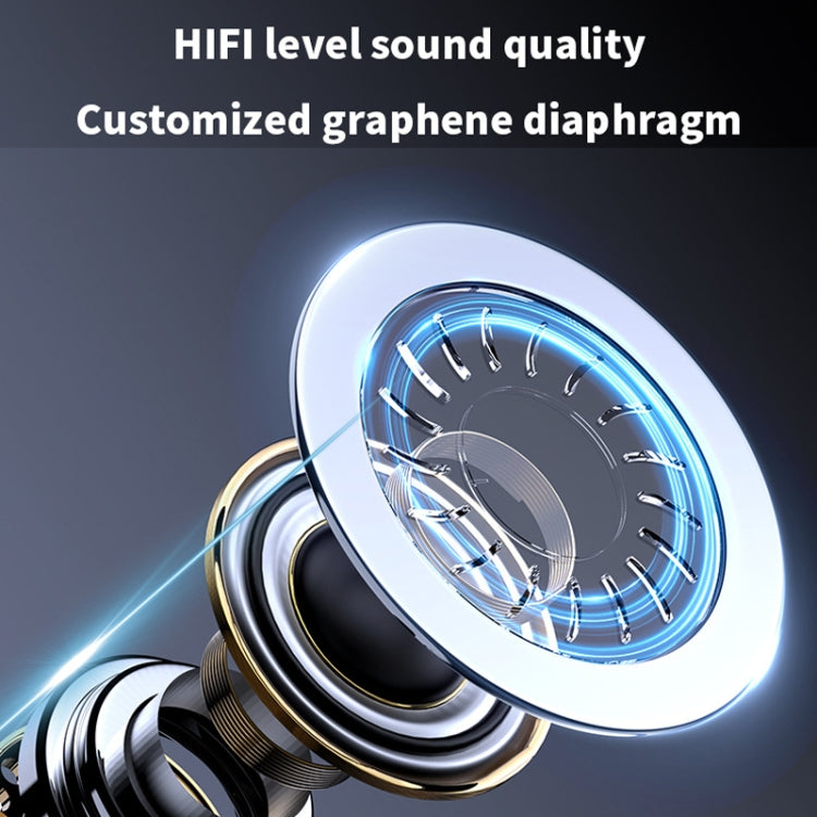 M518P Running Sports Long Standby Semi-In-Ear Neck-Hanging Digital Bluetooth Earphone