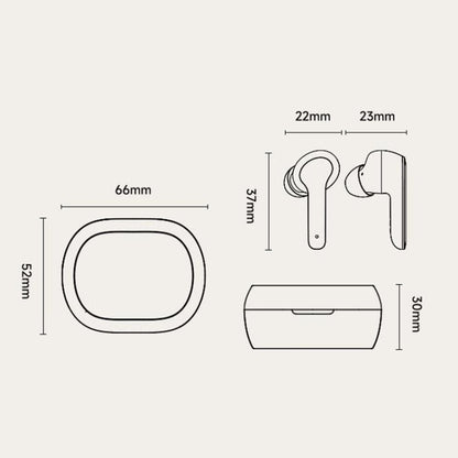 Smart Touch Color Screen Wireless Bluetooth Earphones