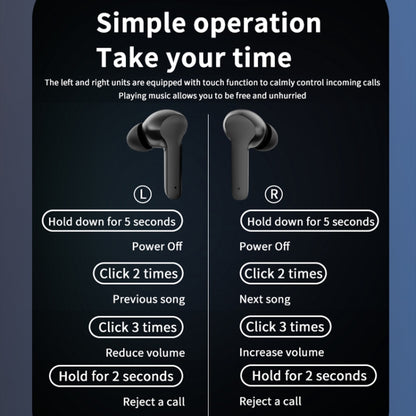 Smart Touch Color Screen Wireless Bluetooth Earphones