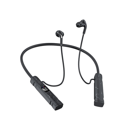 M226 Neck-Hanging In-Ear Pentatone Wired Sports Digital Display Bluetooth Earphone