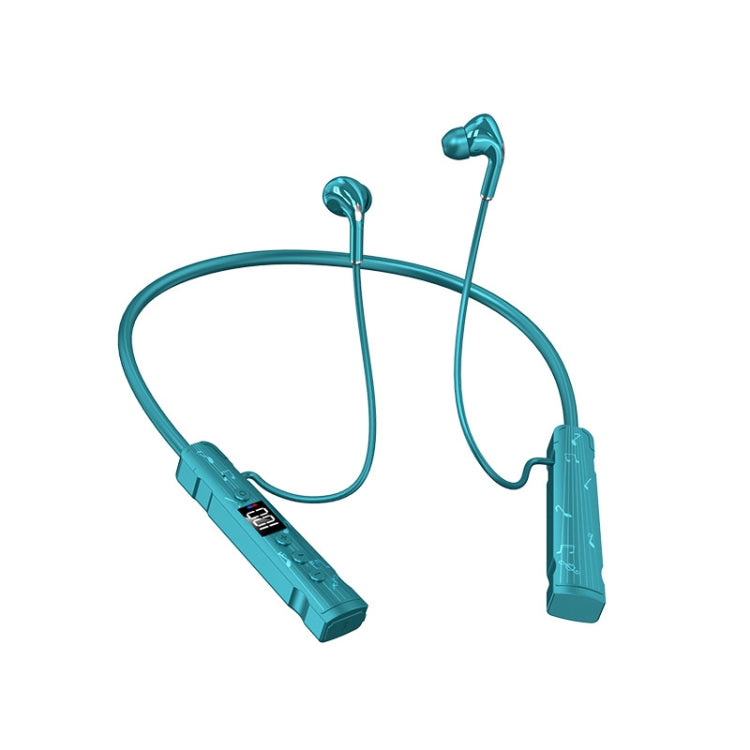 M226 Neck-Hanging In-Ear Pentatone Wired Sports Digital Display Bluetooth Earphone