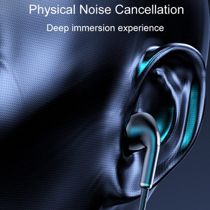 M226 Neck-Hanging In-Ear Pentatone Wired Sports Digital Display Bluetooth Earphone