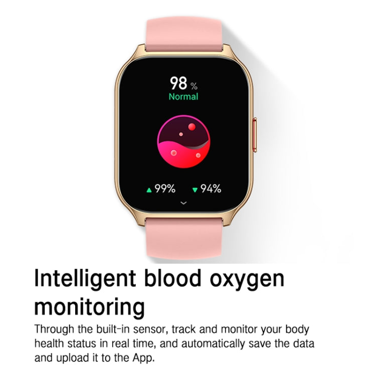 Blood Oxygen / Sleep / Heart Rate Health Monitoring Smart Watch Square Sports Watch