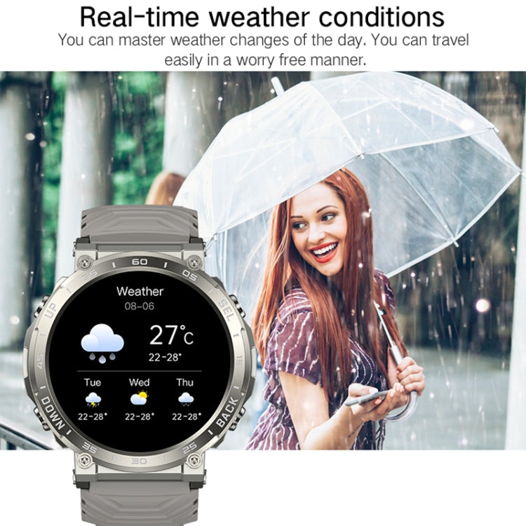 Bluetooth Talk Outdoor Pedometer Exercise Heart Rate Sleep Monitoring Smart Watch