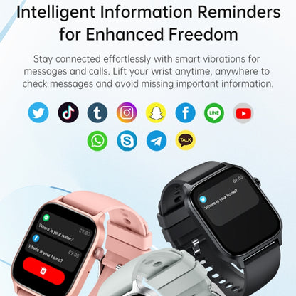 Bluetooth Talk HD Large Screen Heart Rate Oxygen Monitoring Multi-Sport Mode Smart Watch