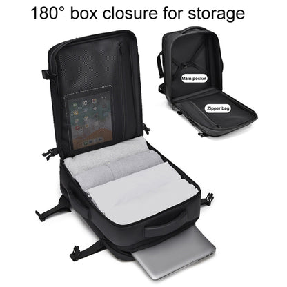 WEIXIER B726 Simple Expandable Double-Shoulder Backpack Large Capacity Business Casual Bag