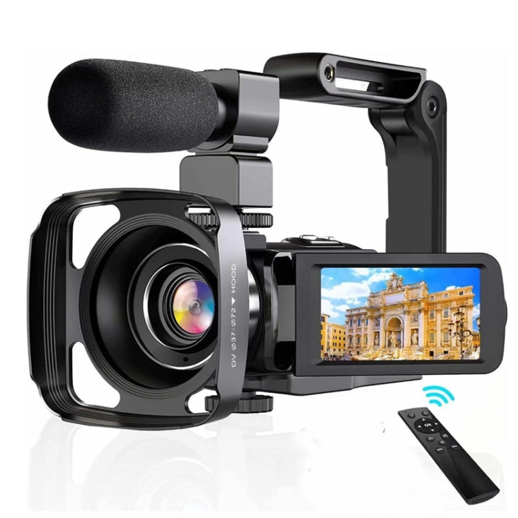 4K  Digital Video Camera 3 Inch IPS Touch Screen 56MP 18X Digital Zoom WiFi Camcorder, Standard, Set 1, Set 2, Set 3