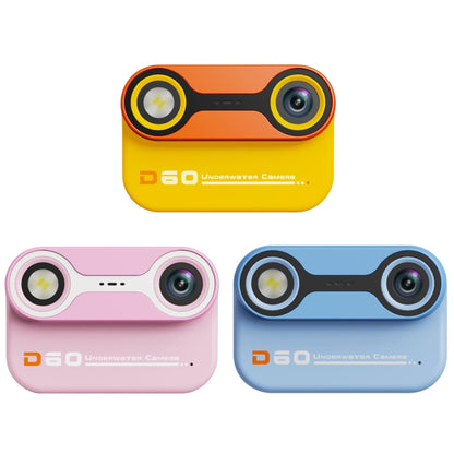 D60 3m Waterproof 2K HD 10X 2.4-inch Outdoor Photo Video Recording Children Mini Camera