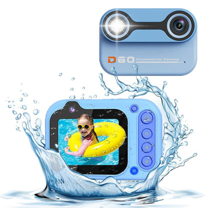 D60 3m Waterproof 2K HD 10X 2.4-inch Outdoor Photo Video Recording Children Mini Camera