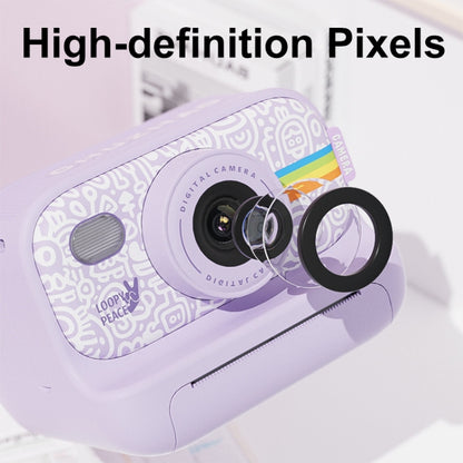 2.0-Inch LED Flash 1080P HD Recording Photo Printing Camera With 3-Rolls Paper, White, White+32G, Black, Black+32G, Purple+32G, Purple