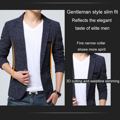 Men Casual Suit Blazer Slim Business Suit Jacket, M, L, XL, XXL, XXXL