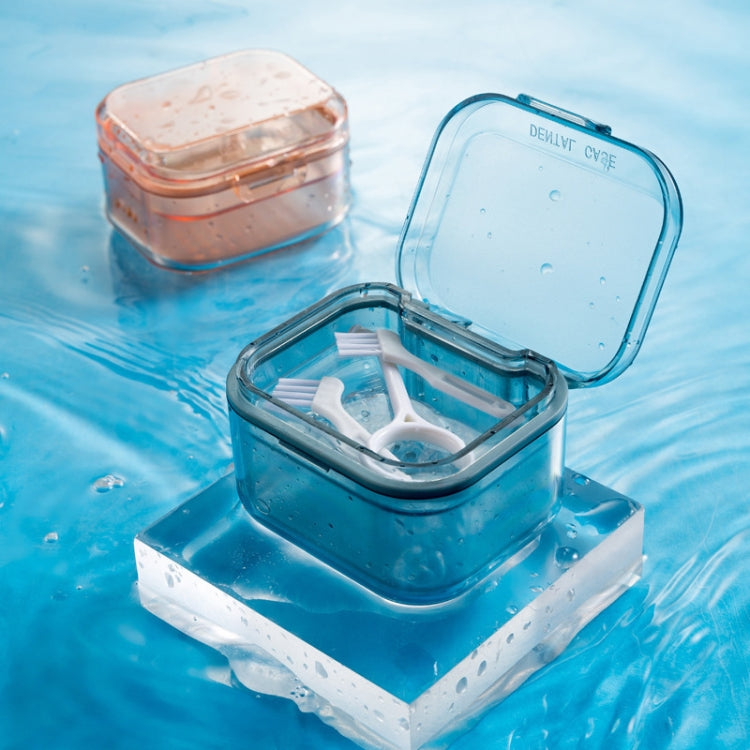 3-layer Denture Case Invisible Orthodontic Retainer Storage Box Drainage Layered Braces Cleaning Box