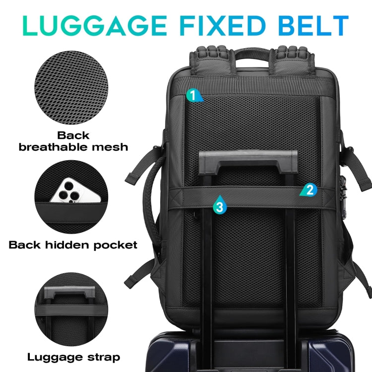 BANGE BG-3028 Men Shoulder Bag Vacuum Compression Large Capacity Expansion Leisure Backpacks