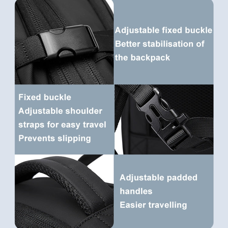 BANGE BG-3028 Men Shoulder Bag Vacuum Compression Large Capacity Expansion Leisure Backpacks