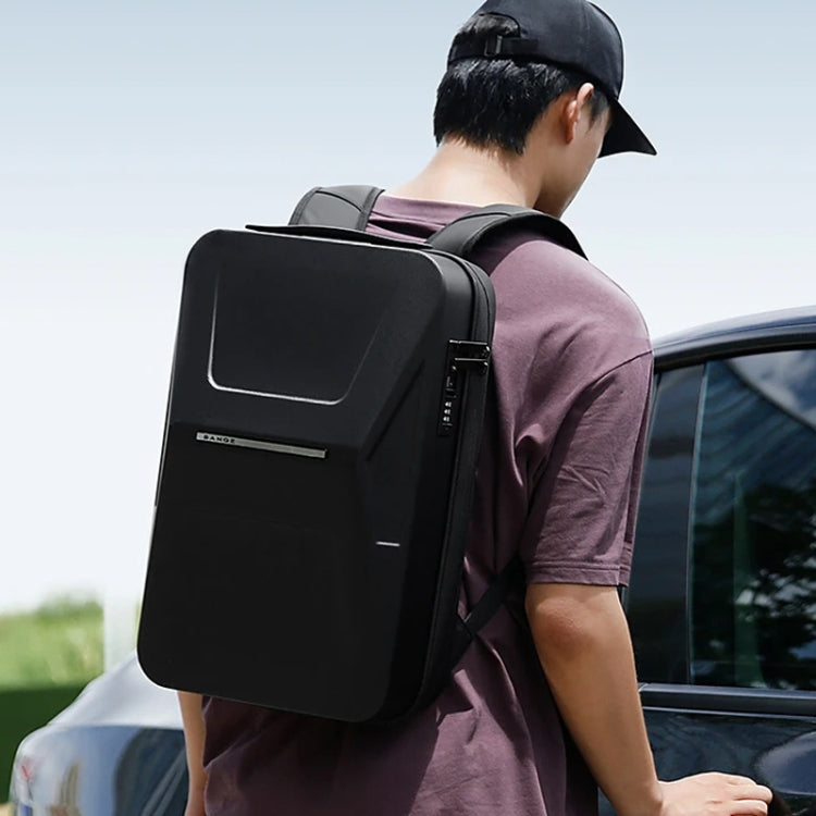 BANGE BG-3005 Hard Shell Men Backpack Laptop Personalised Shoulder Bag, BG-3005