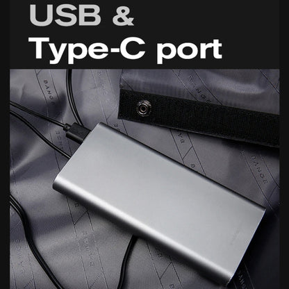 BANGE BG-3005 Hard Shell Men Backpack Laptop Personalised Shoulder Bag, BG-3005