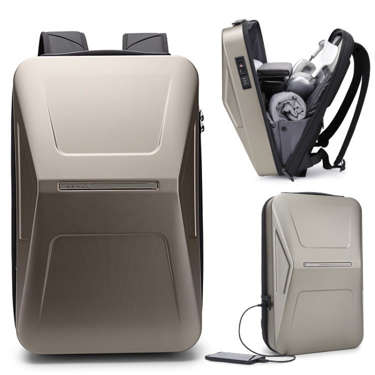 BANGE BG-3005 Hard Shell Men Backpack Laptop Personalised Shoulder Bag, BG-3005