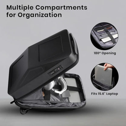 BANGE BG-2956 Expandable Hard Shell Computer Bag Men Business Backpack, BG-2956