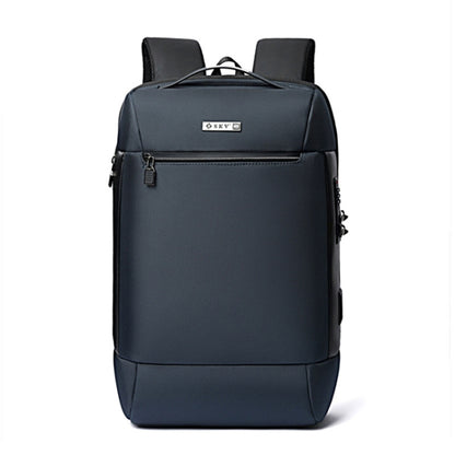 SKV B20453 Men Business Casual Multifunctional Double Shoulder Bag Large Capacity Laptop Backpack