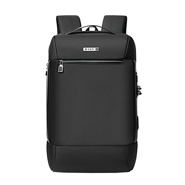 SKV B20453 Men Business Casual Multifunctional Double Shoulder Bag Large Capacity Laptop Backpack