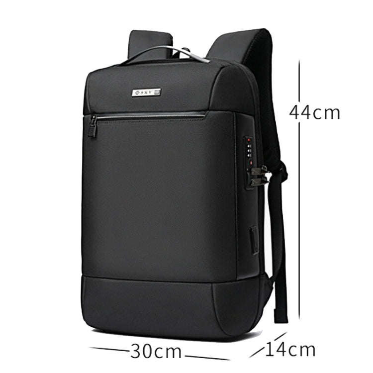 SKV B20453 Men Business Casual Multifunctional Double Shoulder Bag Large Capacity Laptop Backpack
