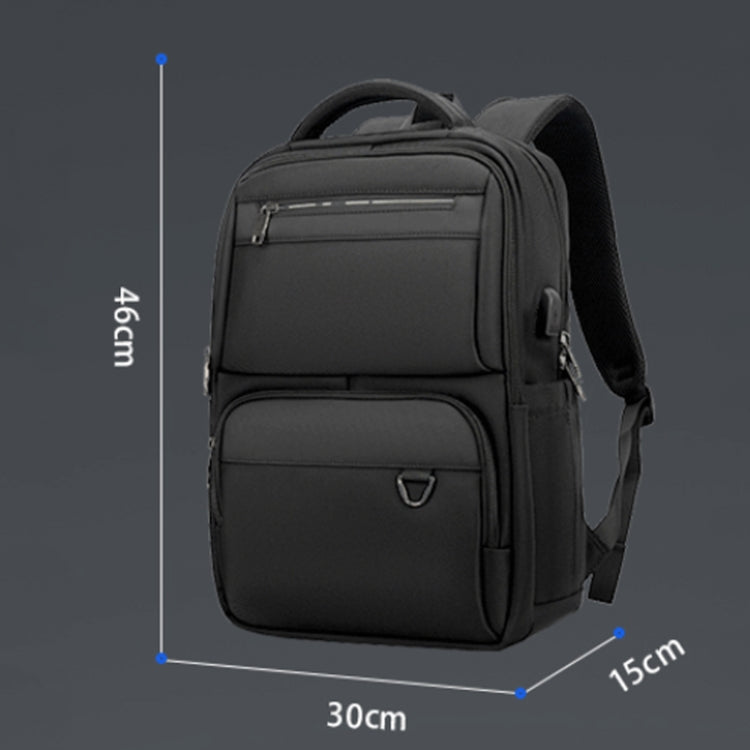 SKV B23889 Men Large Capacity Double-Shoulder Business Laptop Bag, B23889