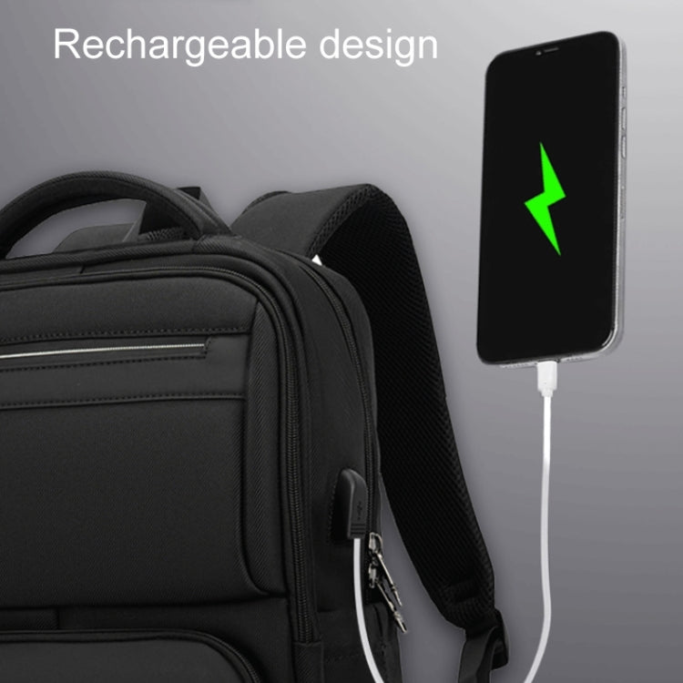 SKV B23889 Men Large Capacity Double-Shoulder Business Laptop Bag, B23889