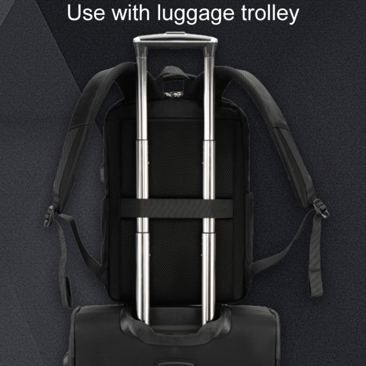 SKV B23889 Men Large Capacity Double-Shoulder Business Laptop Bag, B23889