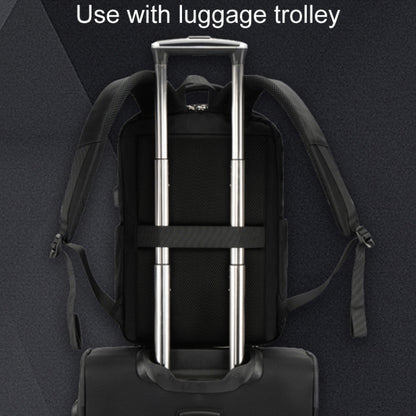 SKV B23889 Men Large Capacity Double-Shoulder Business Laptop Bag, B23889