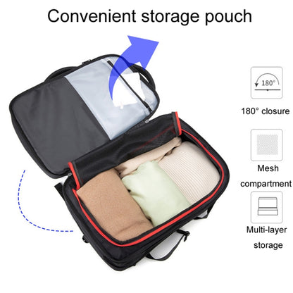 SKV BLB2006 Men Business Travel Double Shoulder Bag Large Capacity Casual Laptop Backpack, BLB2006