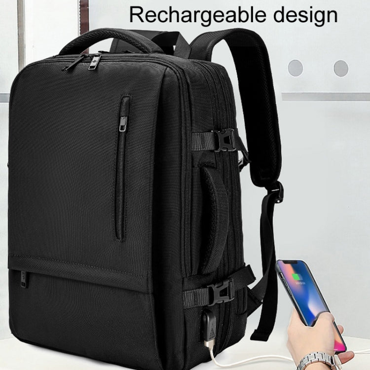 SKV BLB2006 Men Business Travel Double Shoulder Bag Large Capacity Casual Laptop Backpack, BLB2006