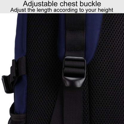 SKV B23344 Men Large Capacity Business Laptop Backpack Outdoor Traveling Double Shoulder Bag, B23344