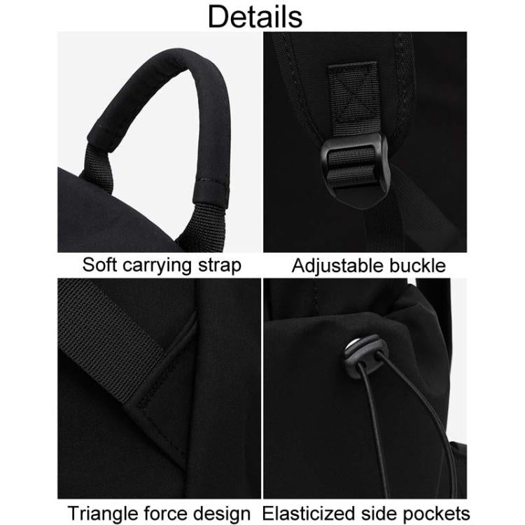 SKV B1530 Large Capacity Student School Bag Casual Double Shoulder Laptop Backpack