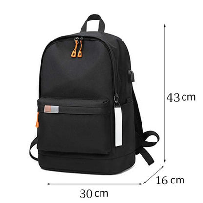 SKV B21071 Large Capacity Student School Bags Leisure Traveling Double Shoulder Laptop Backpack