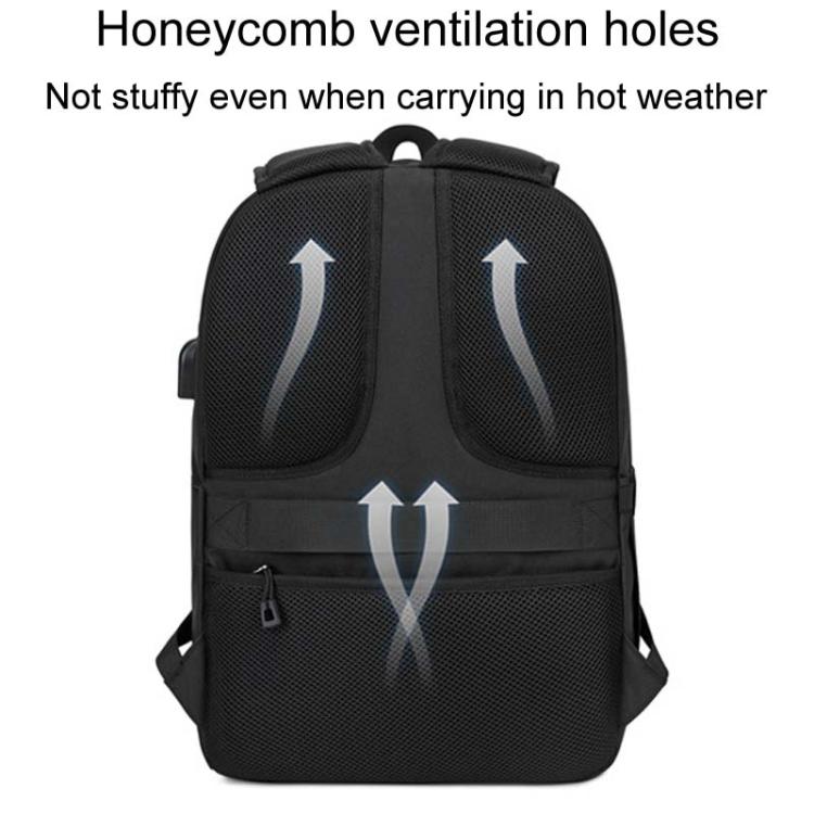 SKV B21071 Large Capacity Student School Bags Leisure Traveling Double Shoulder Laptop Backpack