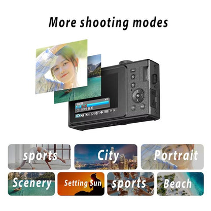 AMKOV CD-R1 24MP HD Pixel Shooting Student Camera 1080P Video Recording CCD Photo Video HD Camera