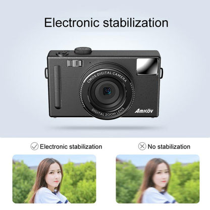 AMKOV CD-R1 24MP HD Pixel Shooting Student Camera 1080P Video Recording CCD Photo Video HD Camera