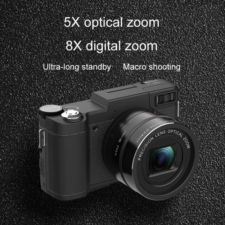 Micro SLR 5X Optical Zoom / 8X Digital Zoom Digital Camera 48MP HD Shooting VCR Photo Camera