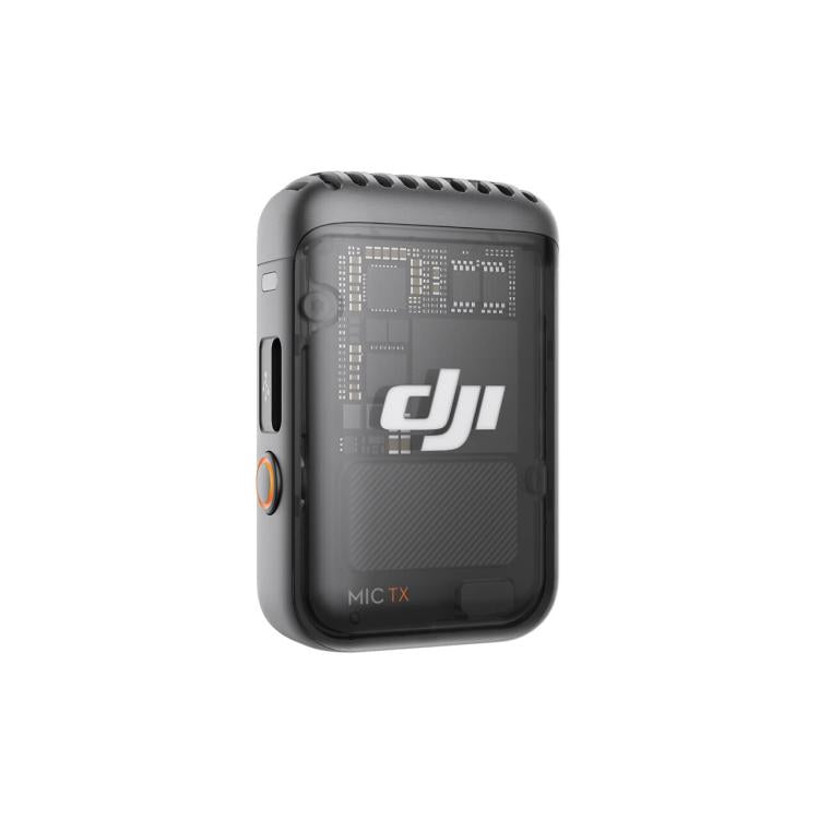 DJI Mic 2 Transmitter Bluetooth Connection To Recording Devices, 1 TX (Shadow Black), 1 TX (Pearl White)