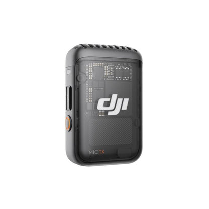 DJI Mic 2 Transmitter Bluetooth Connection To Recording Devices, 1 TX (Shadow Black), 1 TX (Pearl White)