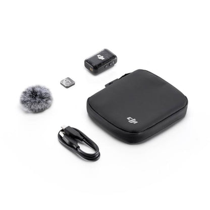 DJI Mic 2 Transmitter Bluetooth Connection To Recording Devices, 1 TX (Shadow Black), 1 TX (Pearl White)