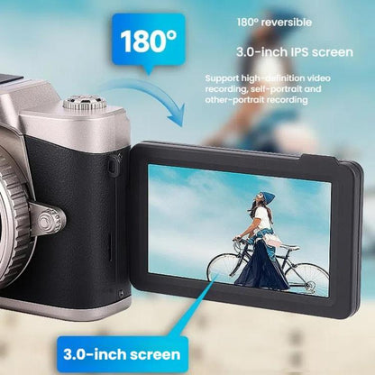 68MP Digital Camera Student CCD Travel Portable Retro Women Starter Flip Screen Card Camera