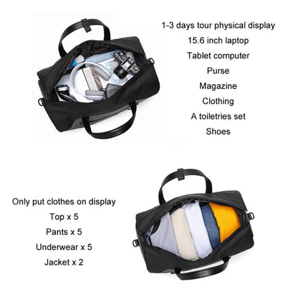 Ozuko 20 Inch Travel Business Foldable Waterproof Handbag