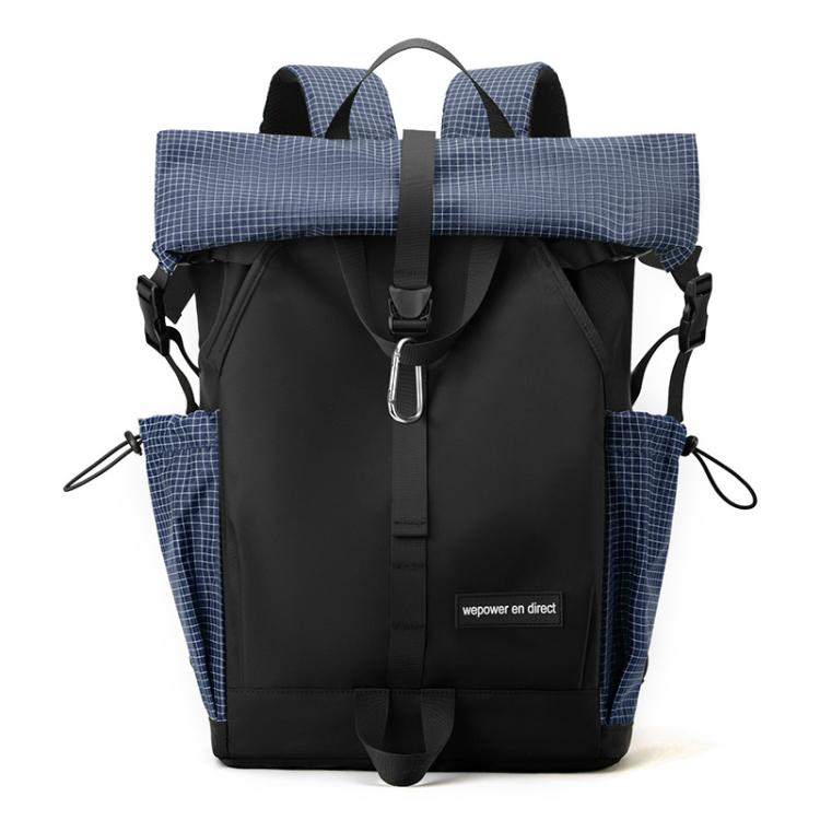 WEPOWER  Men and Women Contrast Color Backpack for Commuting Large-capacity Casual Bag