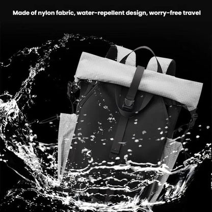 WEPOWER  Men and Women Contrast Color Backpack for Commuting Large-capacity Casual Bag