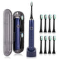 Sarmocare S100 IPX7 Waterproof Portable Sonic Electric Toothbrush with 8-brush Heads