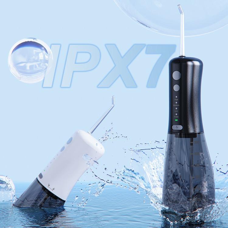 F500 IPX7 Waterproof 350ml Rechargeable Portable Handheld Pulse Electric Flosser